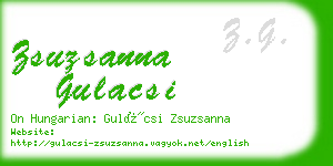 zsuzsanna gulacsi business card